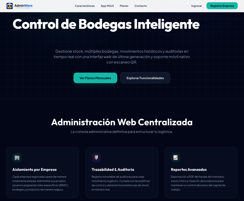 AdminWare Gestion Bodega