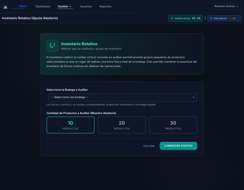 AdminWare Gestion Bodega